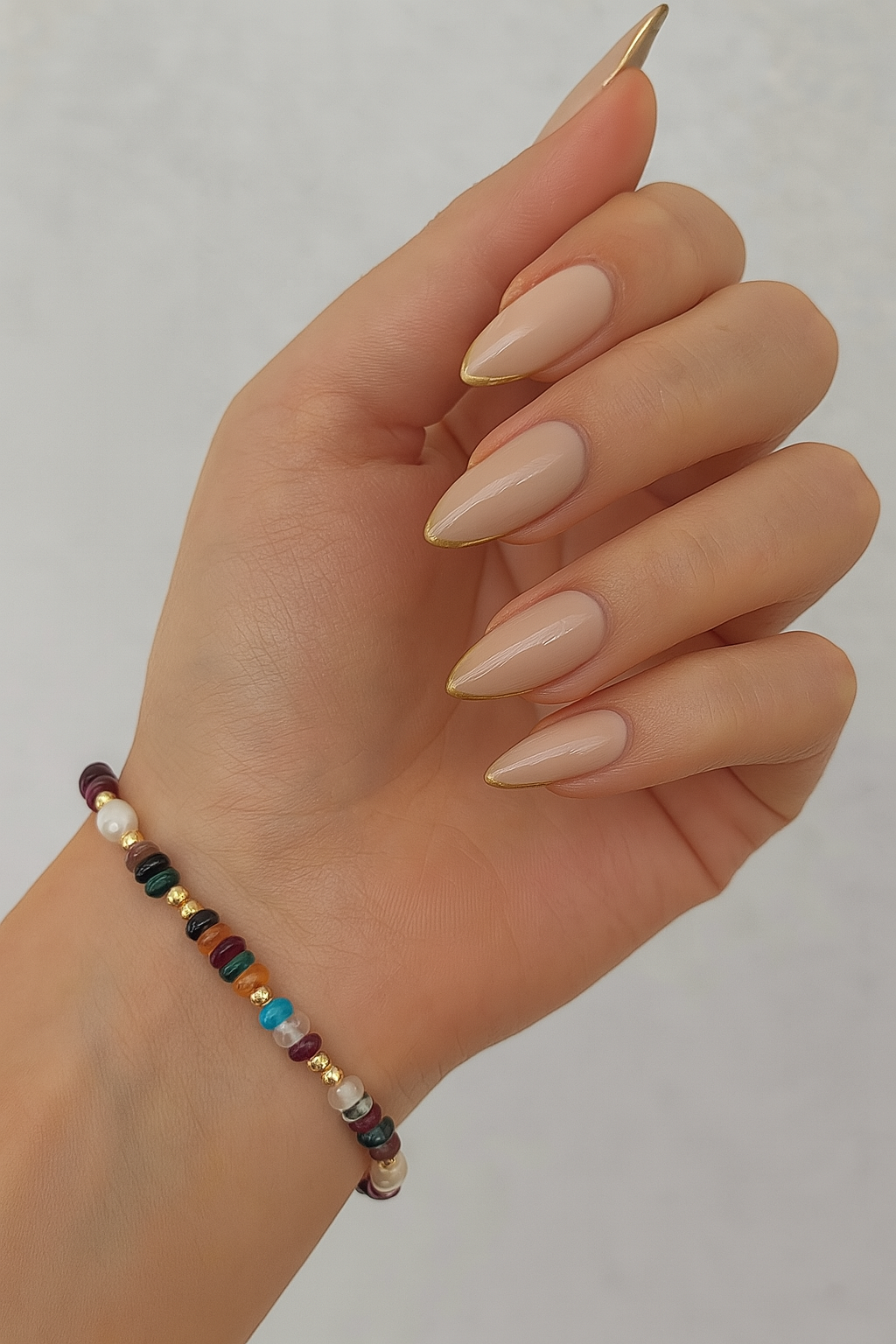 ESI NATURAL STONE & PEARL BRACELET