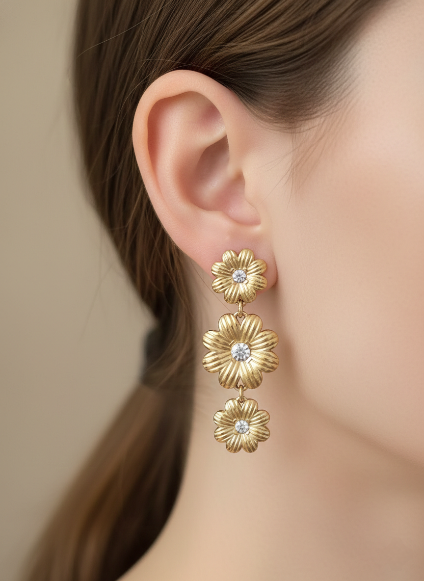 ETERNAL FLOWER BLOOM EARRINGS