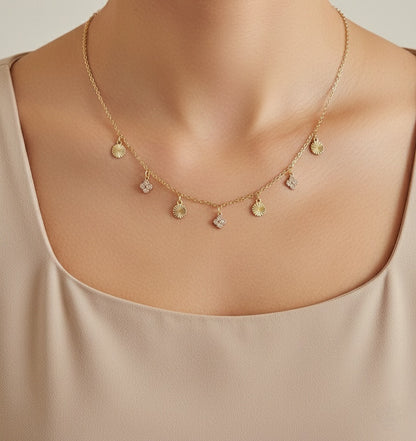 SARAY CLOVER NECKLACE