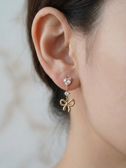 ASHRA BOW EARRINGS