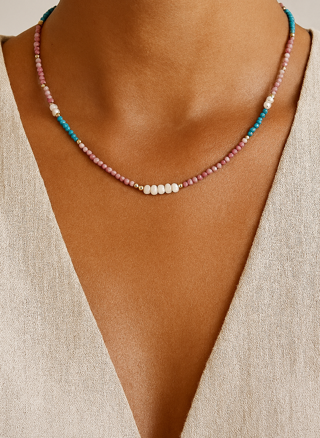 ROVAN NATURAL STONE NECKLACE