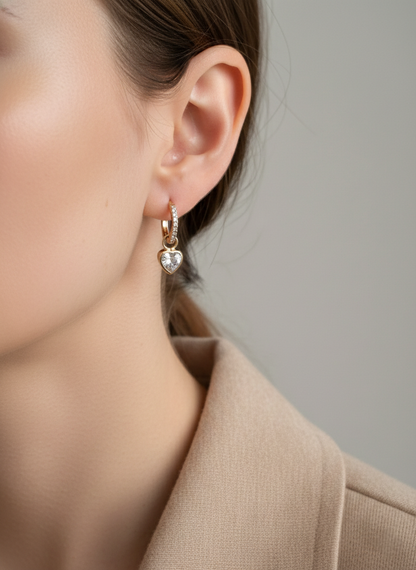 KALLA HEART EARRINGS