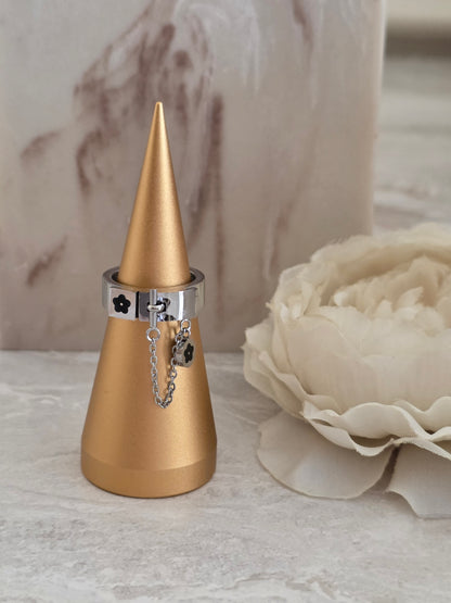 ALANAY FLOWER RING SILVER