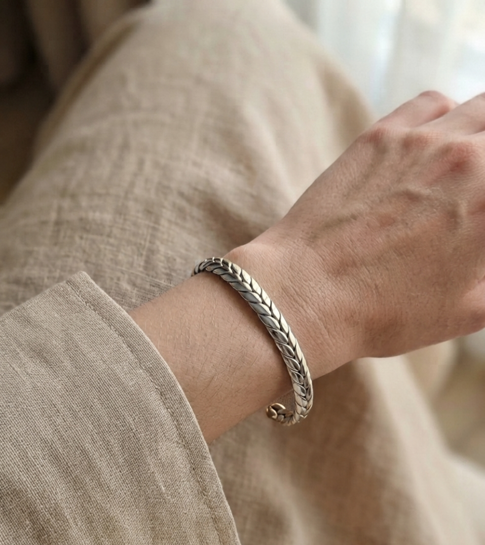 LILANI CUFF BANGLE SILVER