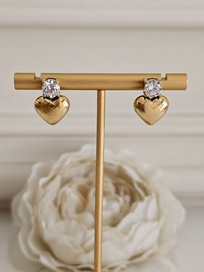 MENNA HEART EARRINGS
