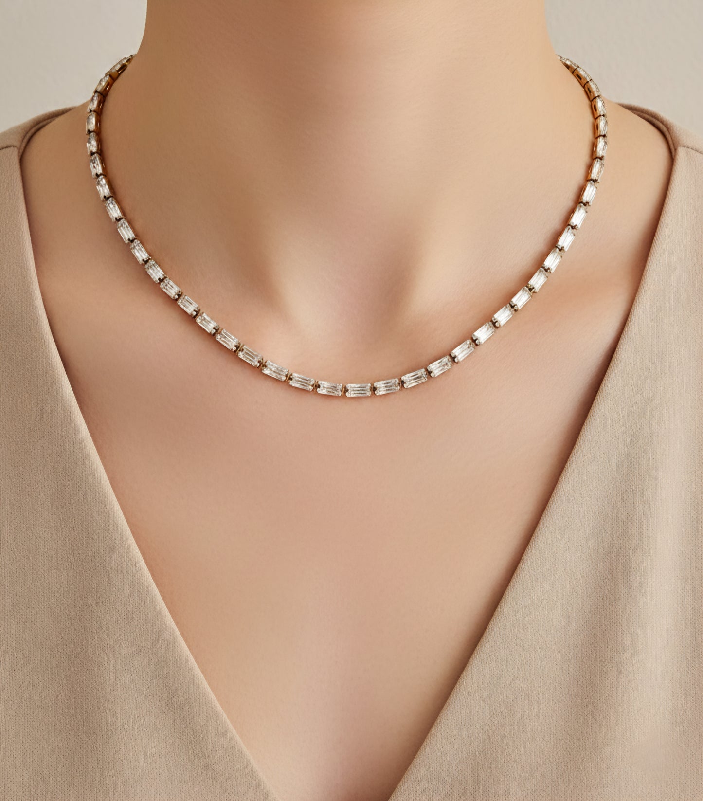 ELCIN TENNIS NECKLACE