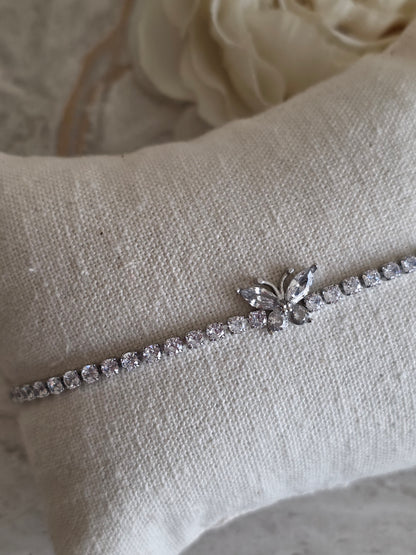 LALEH BUTTERFLY BRACELET SILVER