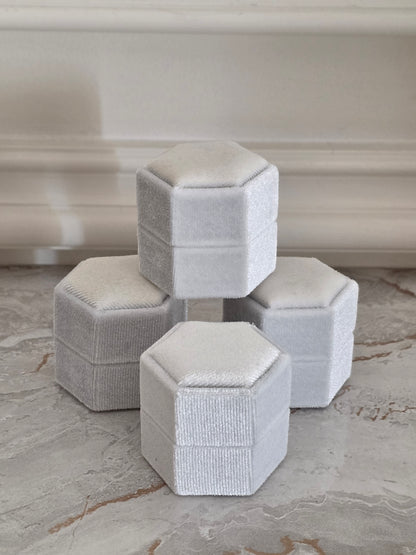 Velvet ring box