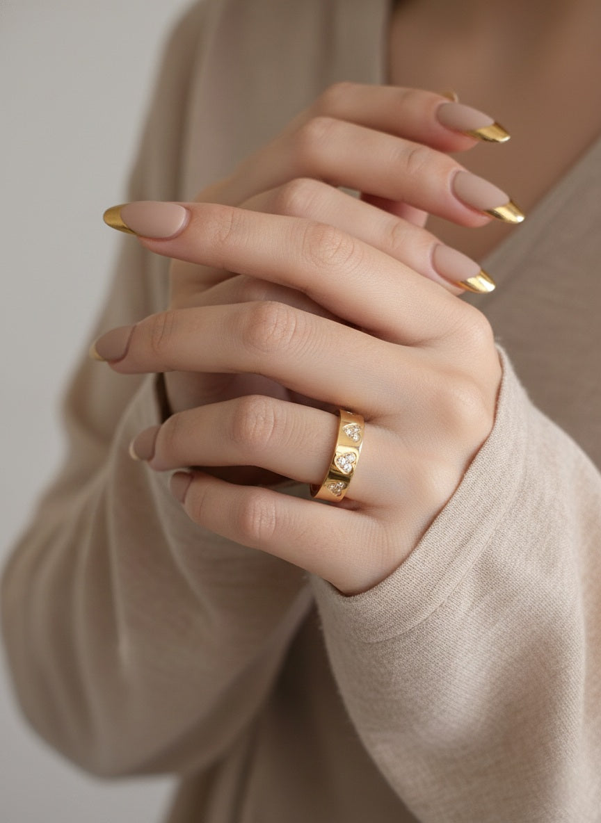 TASHA HEART RING