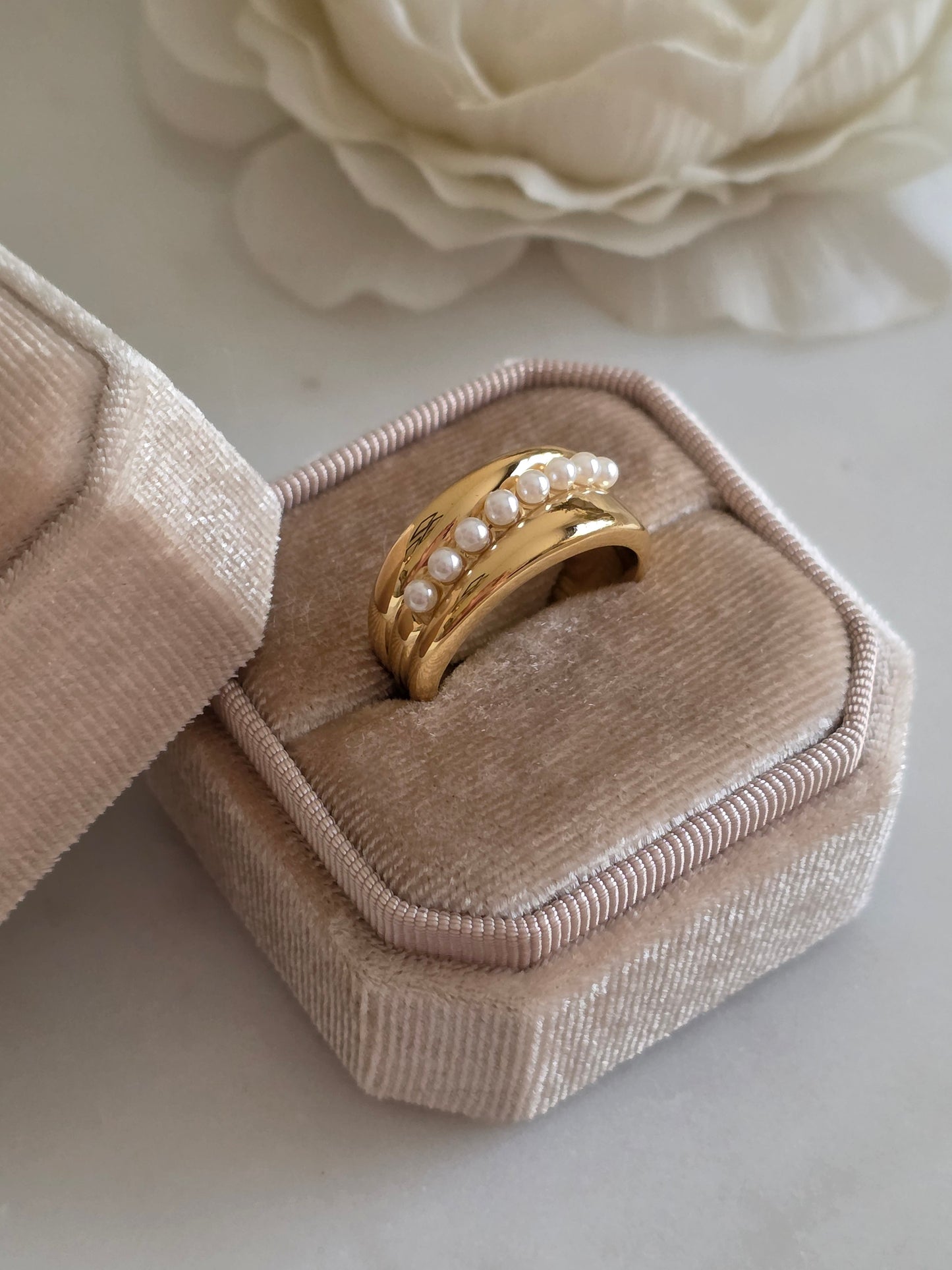 YELIZ PEARL RING