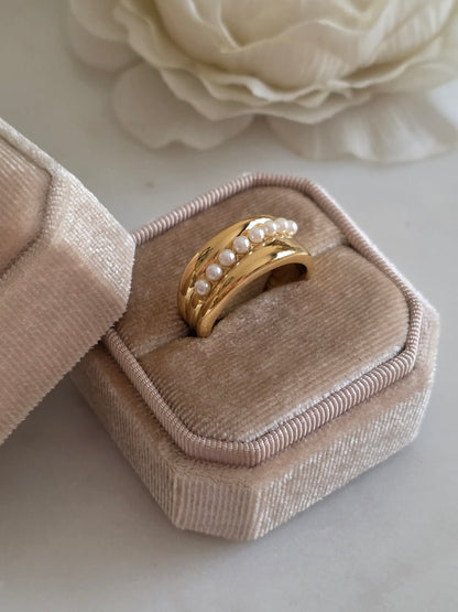YELIZ PEARL RING