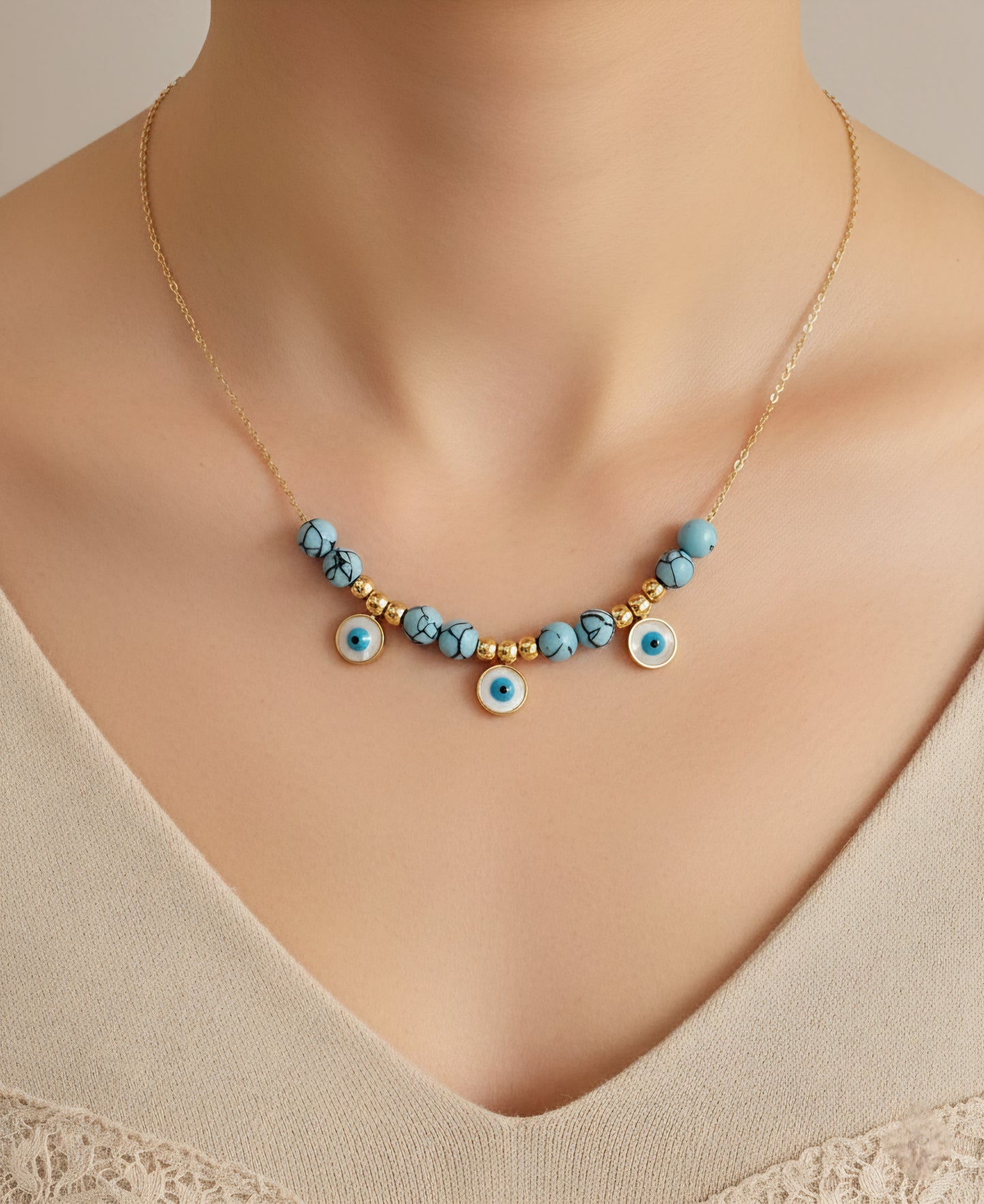 BELIN EVIL EYE NECKLACE
