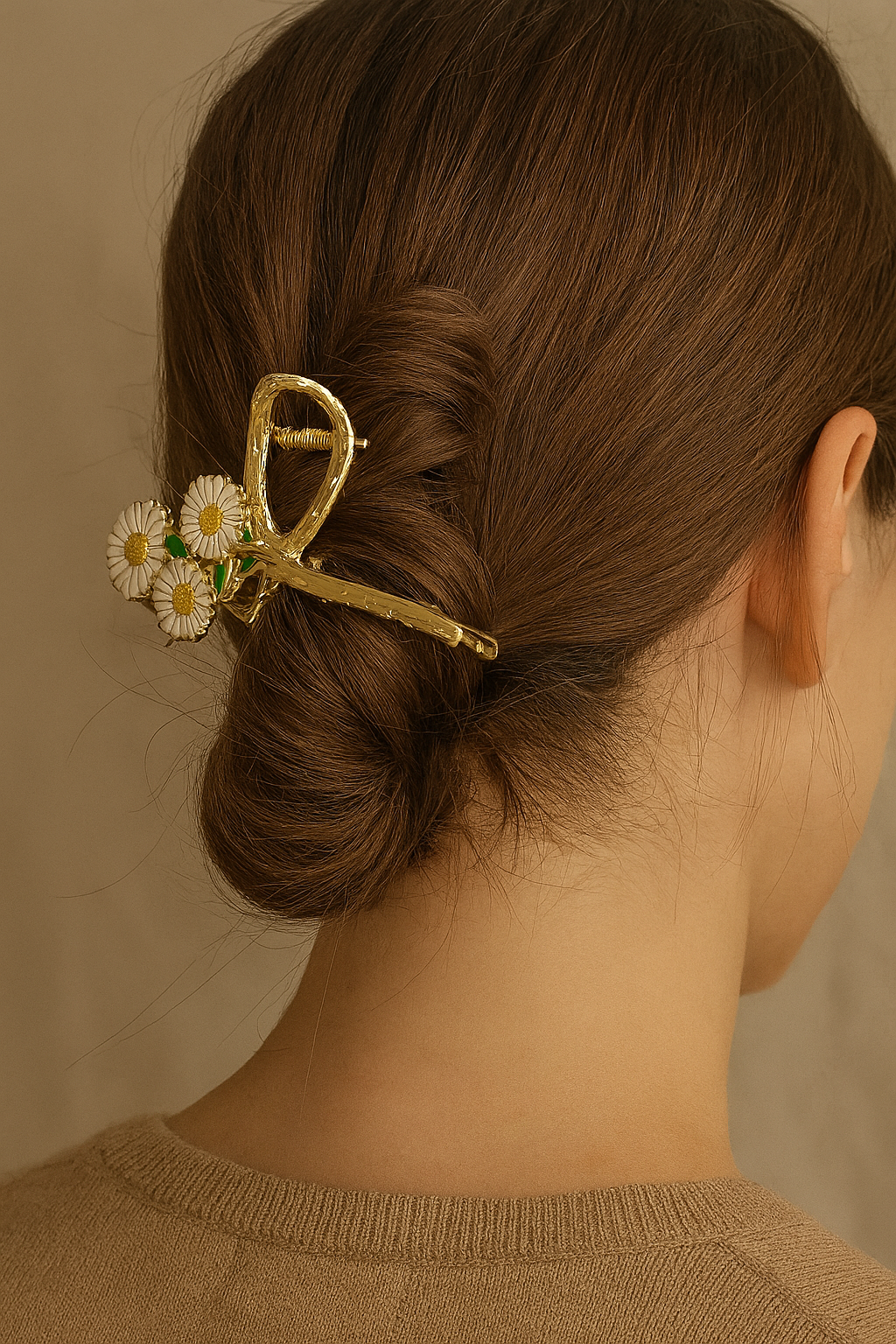 DAISY HAIR CLAW