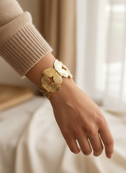 ALEYNA BUTTERFLY CUFF BANGLE
