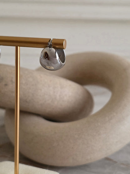 LOLA HOOP EARRINGS SILVER