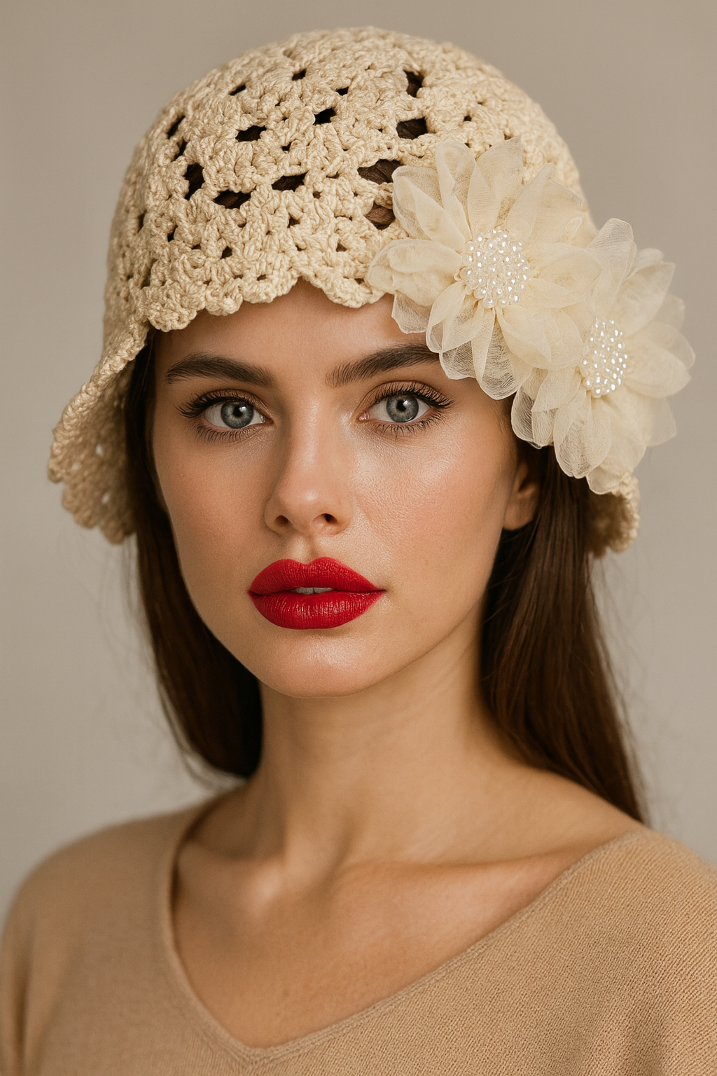 CROCHET VINTAGE HAT