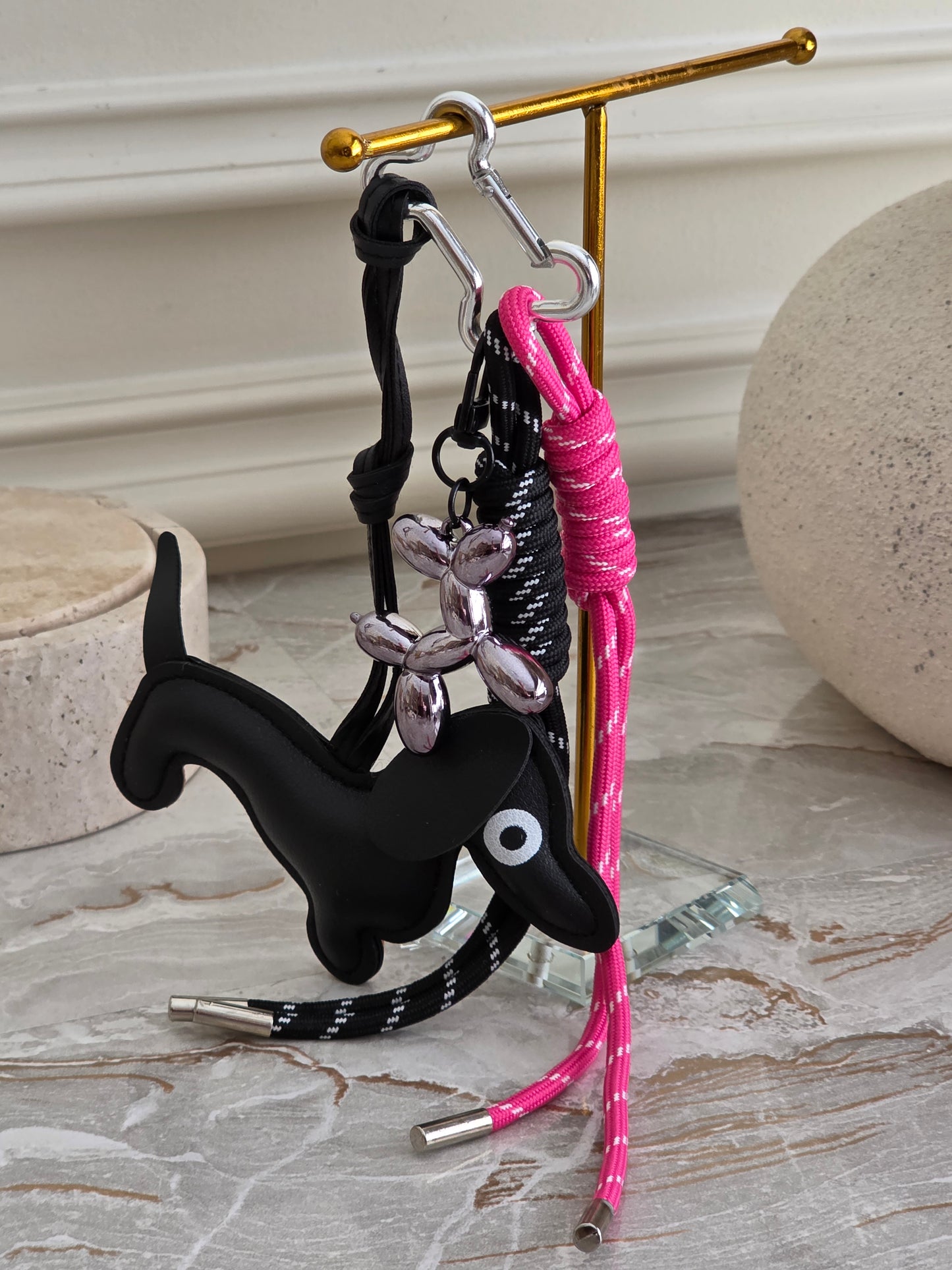 Doggy poodle key chain