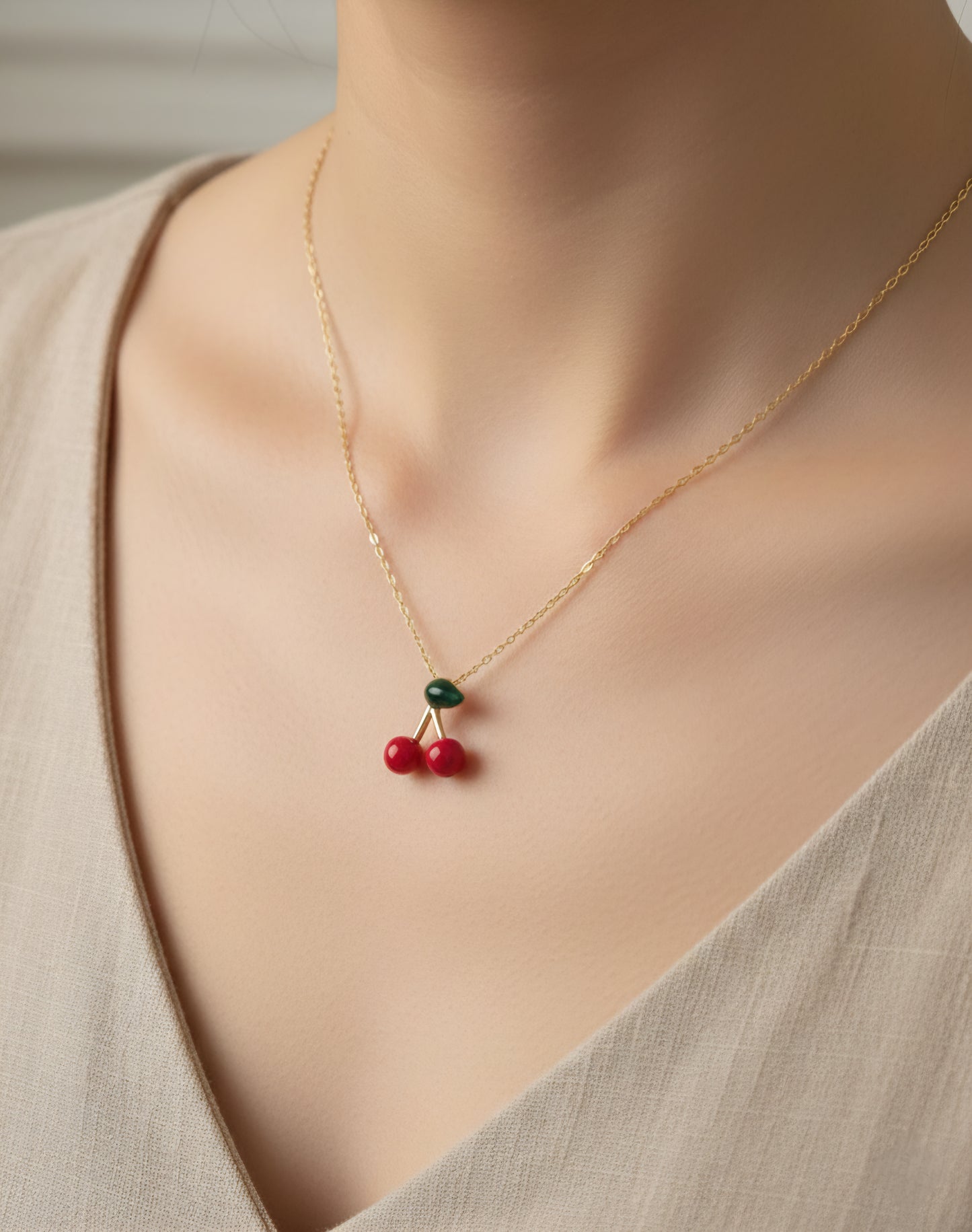 CHILEK CHERRY NECKLACE