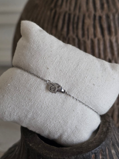 ALEENA CLOVER BRACELET SILVER