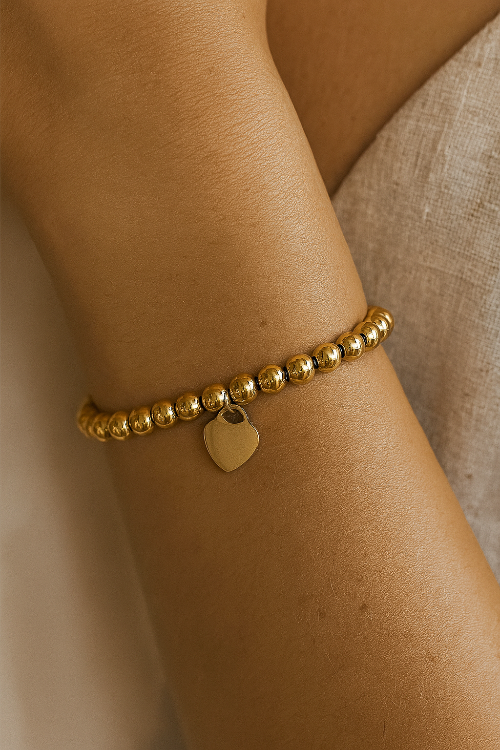SIBEL BALL HEART BRACELET