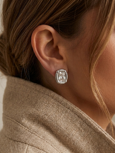 ASLI EARRINGS SILVER